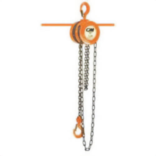 CM® 2233A Series 622A Hand Chain Hoist, 2 ton Rated Capacity, 20 ft Standard Lift, 18-1 Headroom, Weston Load Brake
