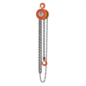 CM® 2260A Series 622A Hand Chain Hoist, 5 ton Rated Capacity, 10 ft Standard Lift, 11-5/8 in Headroom, Weston Load Brake