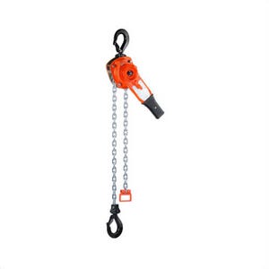 CM® 5328-X20A Series 653 Ratchet Lever Hoist, 1 Reeving, 1.12 in Throat Opening, 12.62 in Headroom, 20 ft Lift, 1 ton