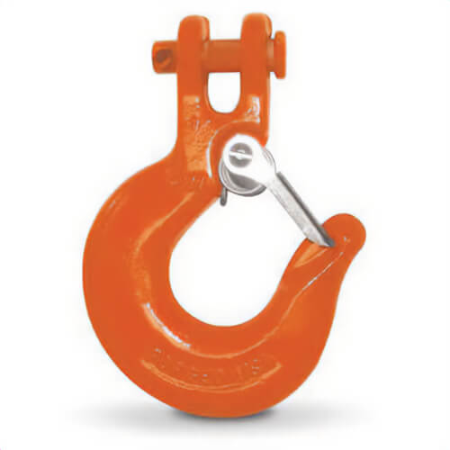 CM® 6906AZL Clevis Slip Hook, 3/8 in Trade, 5500/6600 lb Load, 63/70 Grade, Steel