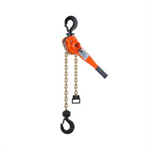 CM® BAN07510 Bandit™ Ratchet Lever Chain Hoist, 0.75 ton Load, 10 ft H Lifting, 45 lb Rated, 10 ft Chain, 1-1/8 in Hook
