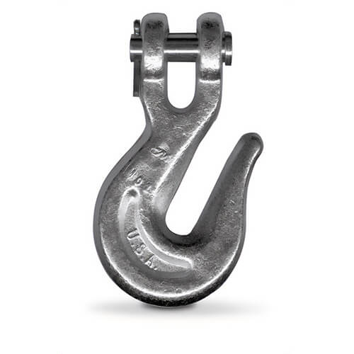 CM® M812 Clevis Grab Hook, Grade 30/43, Self Colored, 20,200 lb Working Load Limit, 3/4 in