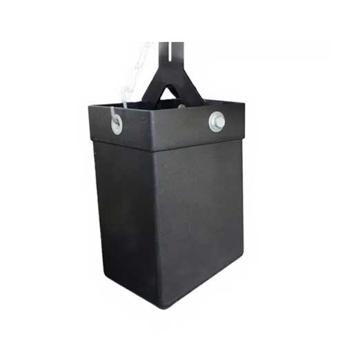CM® 08717W Chain Container, for use with Coffing® EC1 Electric Chain Hoist, Polyolefin, 8 lb