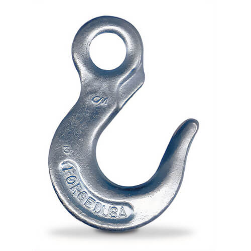 CM® 75693 Eye Slip Hook without Latch, Grade 30/43, Zinc Plated, 13,000 lb Working Load Limit, 5/8 in
