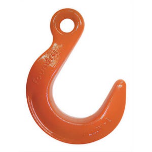 CM® 474798 Herc-Alloy® Dual Rated Eye Foundry Hook, 9/32 in Trade, 4300 lb Load, 80/100 Grade, Eyelet Attachment, Steel Alloy