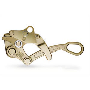 CM® 04460W Little Mule® Hot Line Wire Grip, Spring Loaded, Notched, Fine, 10,000 lb, 0.80 in, 450 MCM® Maximum Wire