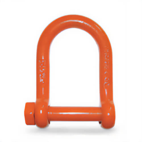 CM® M7177P Long Reach Shackle, Painted Screw Pin, 50,000 lb Working Load Limit, 1-3/4 in