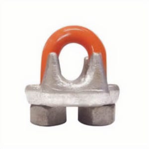 CM® M245 Wire Rope Clip, 3/16 in dia, Forged Steel, 2 Clips, 3-3/4 in Rope Turn Back