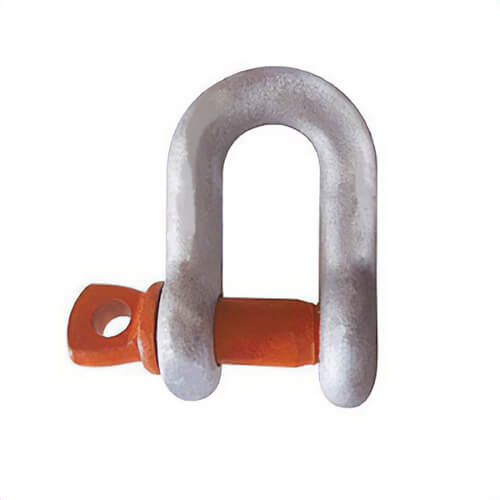 CM® M753G Super Strong Chain Shackle, 8.5 ton Load, 7/8 in, 1 in dia Screw Pin, Galvanized