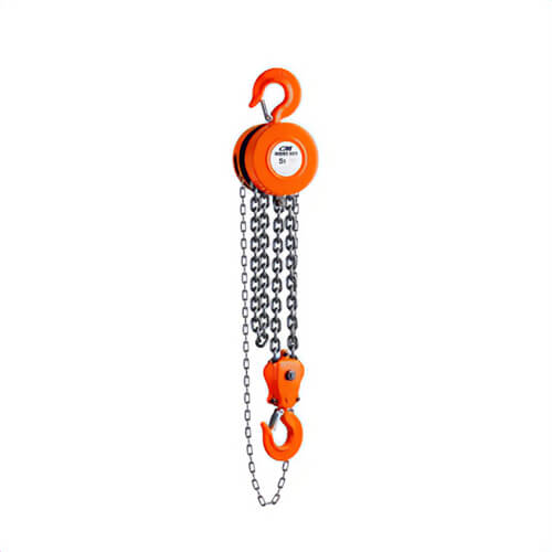 CM® 2234A Series 622 Hand Chain Hoist, Double Reeved, 86 lb, 23.62 in Headroom, 20 ft Standard Lift, 5 ton