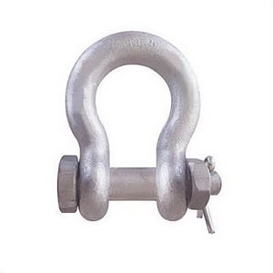 CM® M849G Super Strong Anchor Shackle, 2 ton Load, 7/16 in, 1/2 in dia Bolt/Nut/Cotter Pin, Galvanized