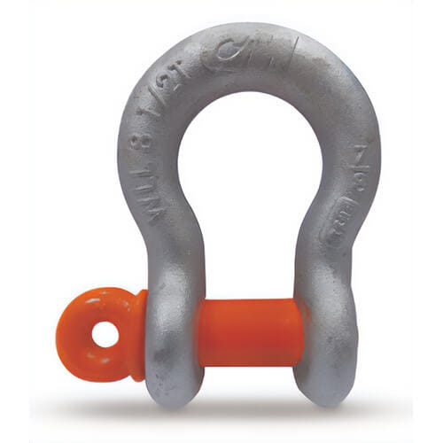 CM® M658 Super Strong Anchor Shackle, Self Colored Screw Pin, 35 ton Working Load Limit, 2 in