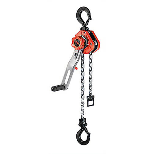 CM® TOR07515 Tornado 360° Lever Hoist, Standard Lift, 0.75 ton, 15 ft, 12.87 Handle Length, Single Reeving, 18.9 lb