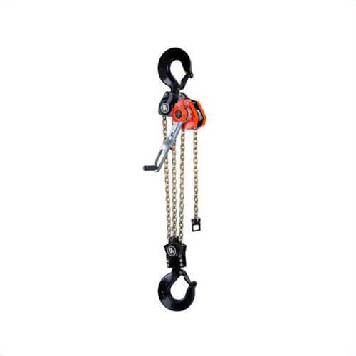 CM® TOR90005 Tornado™ 360° Ratchet Lever Hoist, 3 Reeving, 5 ft Standard Lift, 9 ton Capacity