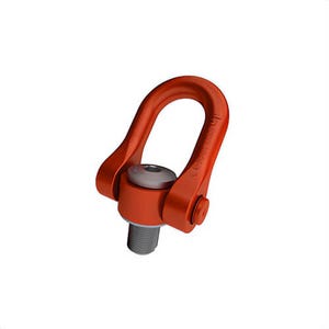 Codipro DSS U 250 UP Universal Double Swivel Lifting Ring, 2 in-1/2-4 UNC, 450 ft-lb Torque, 55,000 lb Working Load Limit