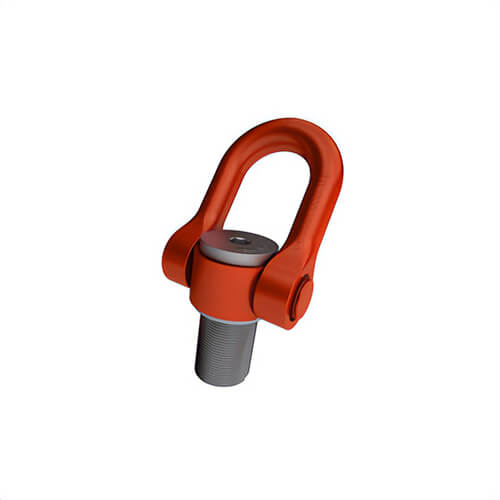 Codipro MEGA.DSS U 400 UP Double Swivel Lifting Ring, 4 in-4 UNC, 740 ft-lb Torque, 154,000 lb Working Load Limit