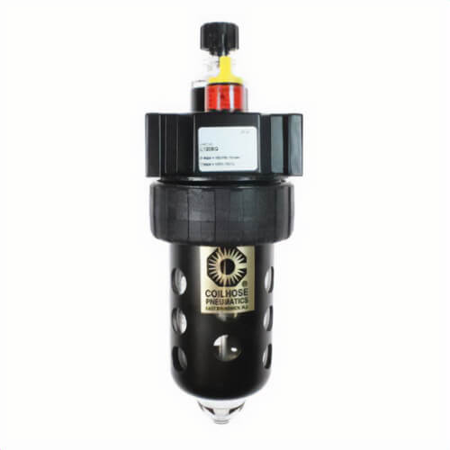 Coilhose® L120BG General Purpose Compressed Air Lubricator with Bowl Guard, 1/2 in NPT Port, 90 cfm Flow Rate, 150 psi Pressure