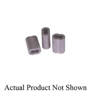 Continental 5004-4 Oval Sleeve, 1/8 in, Aluminum, Use with Cable