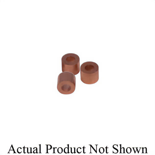 Continental 6005-6 Stop Sleeve, 3/16 in, Copper, Plain Finish, Use with Cable