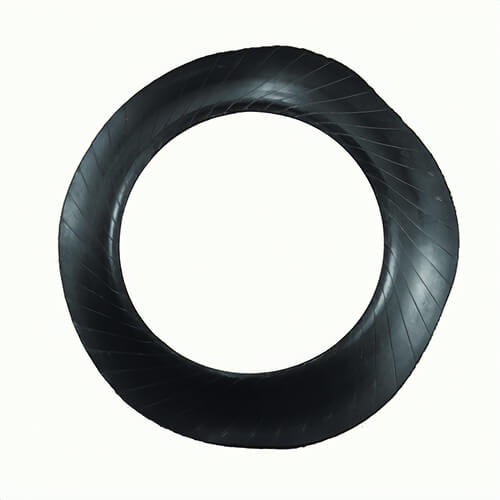 Cortina® 03-750-TRG Tire Ring Base, For Use With Trailboss™ Channelizer Drums, Black