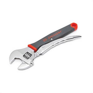 Crescent® ACL10VS Locking Wrench, Adjustable Wrench, 1 in Wrench Opening, 10 in OAL, Alloy Steel Jaw, Comfort Ergonomic Grip