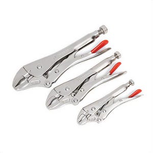 Crescent® CLP5SETN-08 Locking Pliers, Alloy Steel Jaw Curved Jaw, 14.6 in OAL, ASME