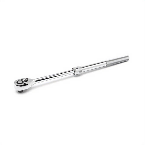 Crescent® CRW12EXT Extendable Ratchet, Imperial, 1/2 in Drive, 17-1/2 in OAL, Teardrop Head Shape, 5° Minimum Arc Swing