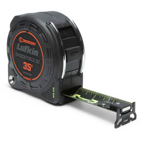 Lufkin® L1235B-02 Shockforce Nite Eye™ G2 Tape Measure, 1 1/4 in W Blade