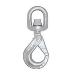 Crosby® 1004440 Shur-Loc® S-13326 Swivel Hook with Bearing, 5/8 in Trade, 22600 lb Load, 100 Grade, Swivel Attachment