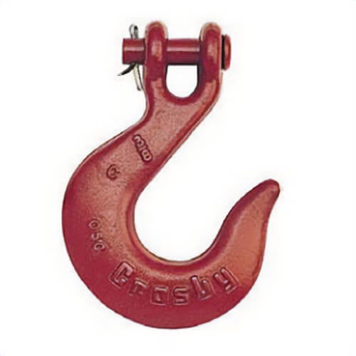 Crosby® A-331 Slip Hook, Forged Alloy Steel, Clevis Attachment, Various Trade Size and Working Load Limits
