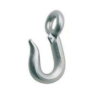 Crosby® 919091 Round Reverse Eye Hook, Series: 1210, 1 to 1-1/8 in Trade, 1800 lb Load, Eyelet Attachment, Forged Carbon Steel