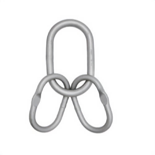 Crosby® 1256917 A-1346 Welded Master Link Assembly, 28 x 4 mm Trade, 14.5 ton Load, Alloy Steel