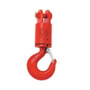 Crosby® 297217 S-1 Jaw and Hook Swivel with Tapered Roller Thrust Bearing, 5 ton Load, 5/8 in Trade