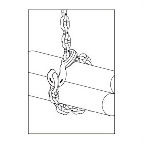 Crosby® 1015222 A-1355 Chain Choker Hook, 1/2 in Trade, 15000 lb Load, 100 Grade