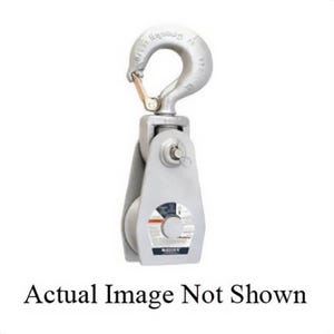 Western® 702423 Steel Shell Snatch Block, Series: G-390-B, Manila Rope Cable, 1-1/2 in Maximum Cable, 8 ton, 8 in Sheave OD