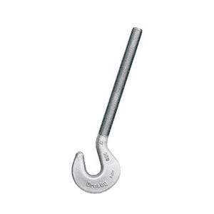 Crosby® 1070030 HG-4037 Right Hand Turnbuckle End Fitting, Hook, 5/16 in Thread, 700 lb Working, 4-1/2 in Take Up, Steel