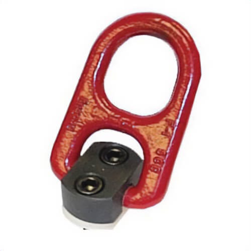 Crosby® 1067408 Pivot Hoist Ring, Series: HR-100, 2000 lb, 180° Pivot Angle, 360° Swivel, 0.44 in Bail dia, 5/16-18 UNC
