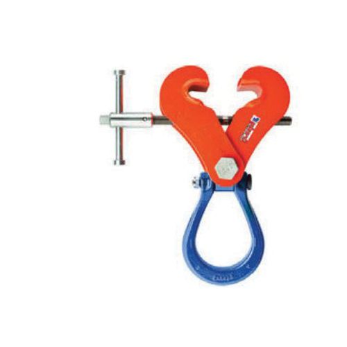 Crosby® 2707994 IPTKU Lifting Clamp with Hinged Hoisting Eye, 5 ton Load, 4-3/4 to 13-3/4 in Jaw, Welded Alloy Steel