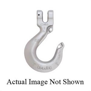 Crosby® 1049130 L-1339 Sling Hook, 3/8 in Trade, 8800 lb Load, 100 Grade, Clevis Attachment