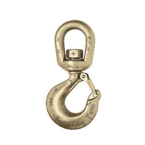 Crosby® 1048834 L-322AN Swivel Hook with Latch, 3 ton Load, Swivel Attachment