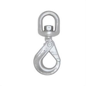 Crosby® 1004340 Shur-Loc® S-1326 Swivel Hook, 5/8 in Trade, 22600 lb Load, 100 Grade, Swivel Attachment