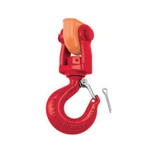Crosby® 1002063 S-3319 Utility Swivel Hook, 3/4 to 13/16 in Trade, 2.5 ton Load, Swivel Attachment