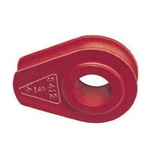Crosby® 1037149 S-412 Solid Thimble, 5/8 in dia Wire Rope, Ductile Iron, for use with Open Wire Rope Socket