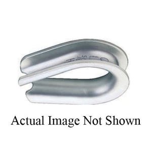 Crosby® 1038040 Thimble, Extra Heavy Duty, Series: SS-414, 5/8 in Wire Rope dia, 304 Stainless Steel, for use with: Wire Rope