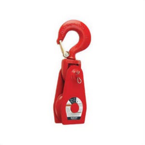 Western® 702216 Steel Shell Snatch Block, Series: T-390-B, Manila Rope Cable, 3/4 to 7/8 in Maximum Cable, 2 ton