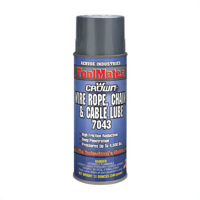 Crown® By Aervoe® 7043 Wire Rope/Chain/Cable Lubricant