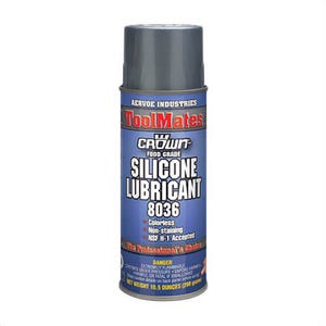 Crown® by Aervoe® 8036 Silicone Lubricant, 16 oz Aerosol Can, Clear Glass, 40 to 110°F