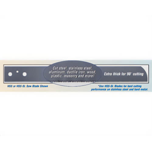 C.S. Unitec Z22-7 HSS Hacksaw Blade, 16 in, 16 TPI, 10 bx