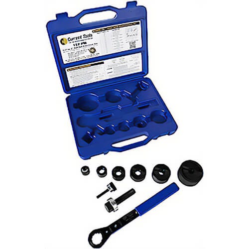 Current Tools 157PM Ratchet Knockout Set, 1/2 in to 2 in