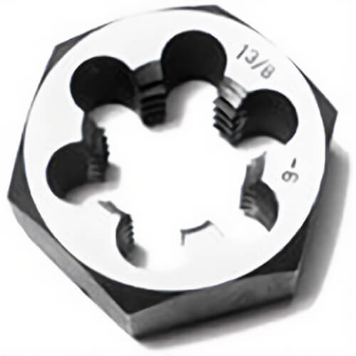 DeWitt Brothers HEXNPT1/4 NPT Hex Rethreading Die, 1/4-18